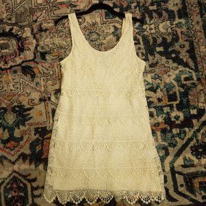 White lace dress